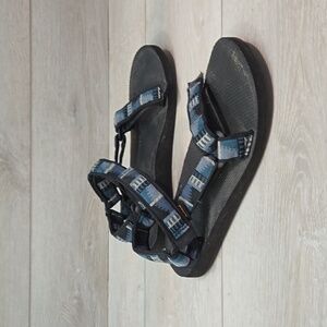 Teva Mens Outdoor Hiking Hook&loop Sandals Slide Flats shoes sz 8